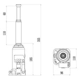 Güde Bottle Jack GSH-5T