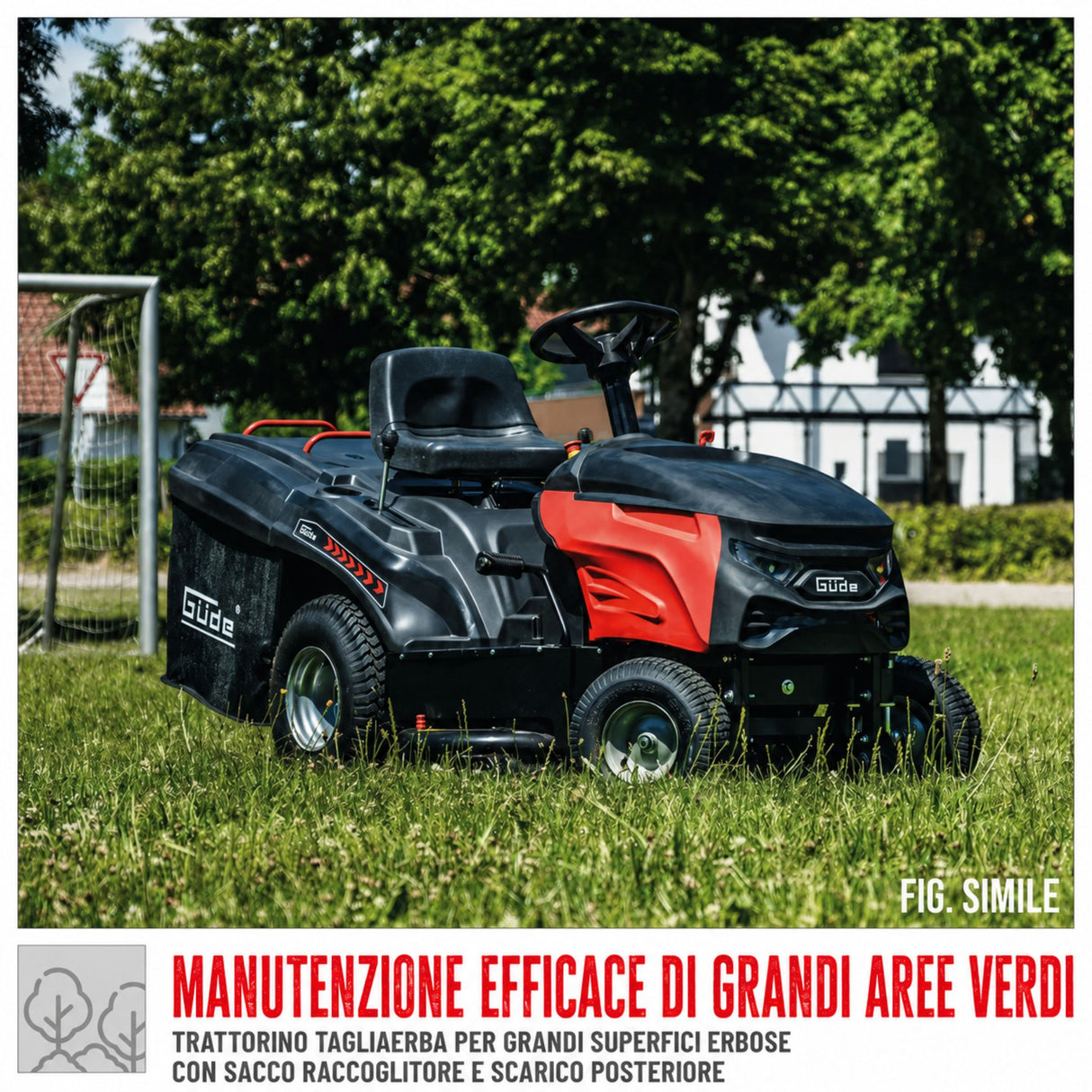 Güde GAR 685 T ride-on lawn mower
