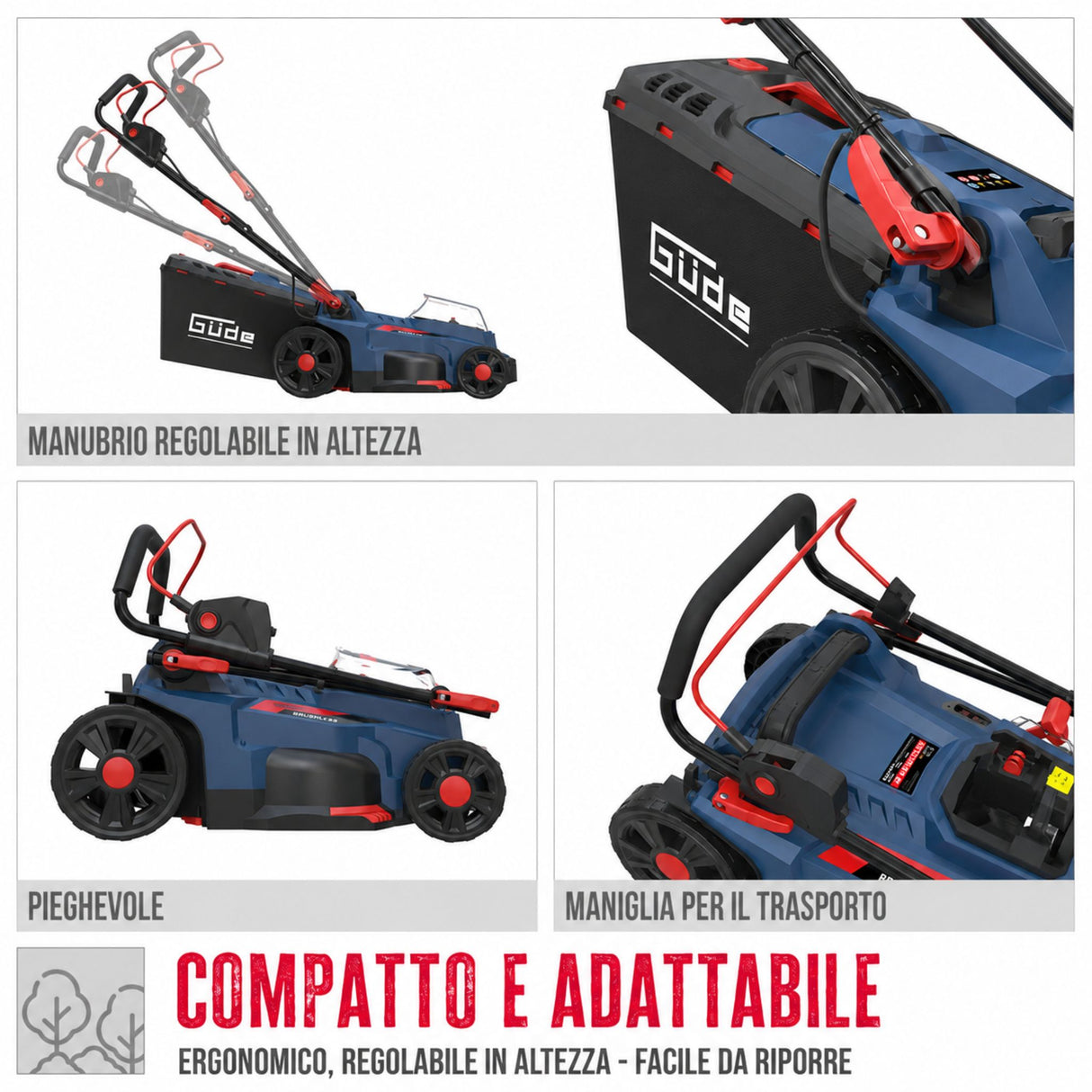 Battery lawn mower Güde RM 36-402-30.37