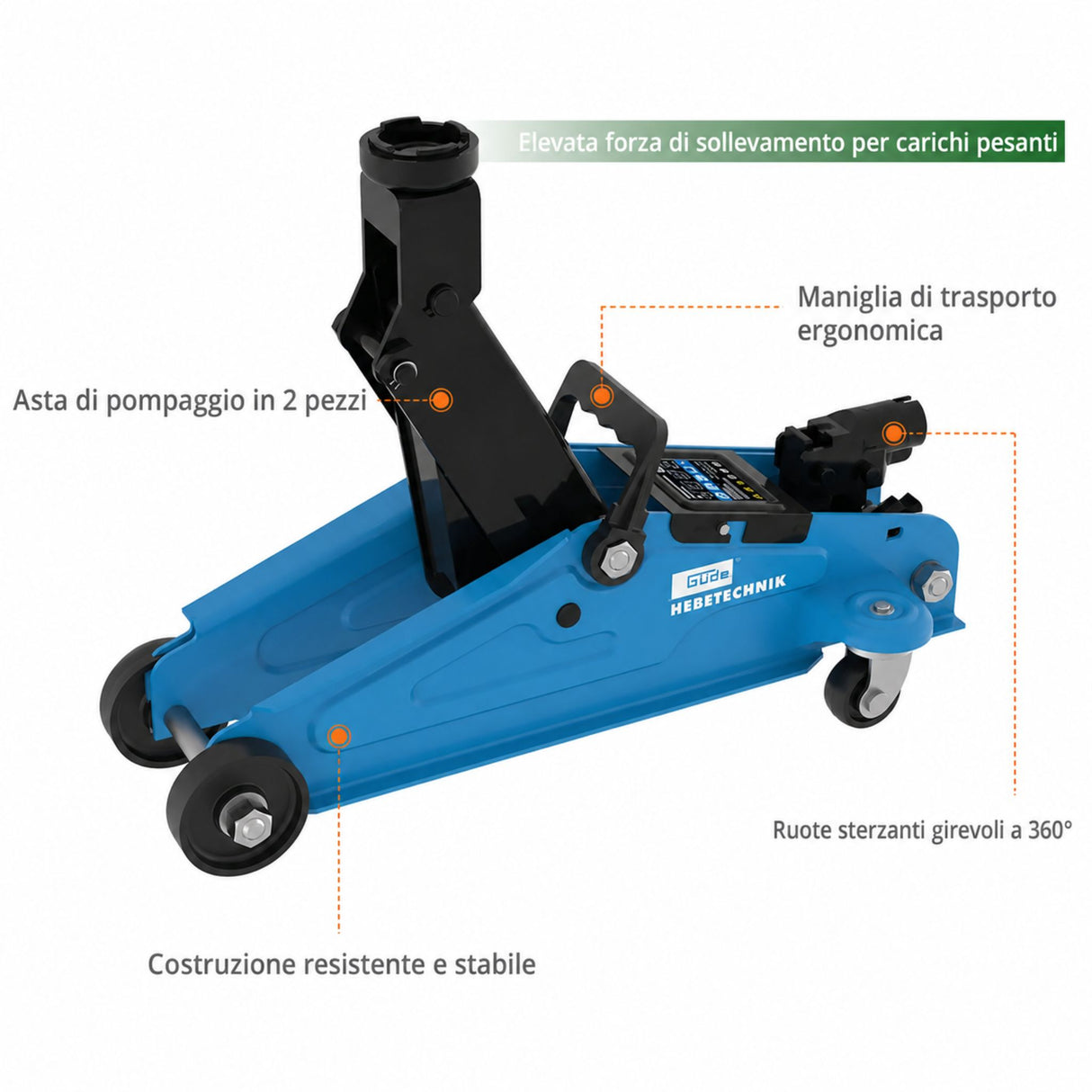 Güde GRH 2/330 Hydraulic Trolley Jack