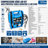 Güde Airpower 180/08 Portable Air Compressor