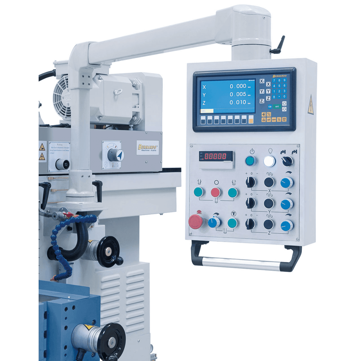 Bernardo Milling Machine WFM 750 Servo – 755 mm table, ISO 40, servo feeds