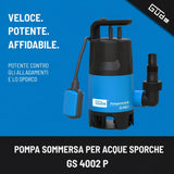 Güde Dirty Water Submersible Pump GS 4002 P