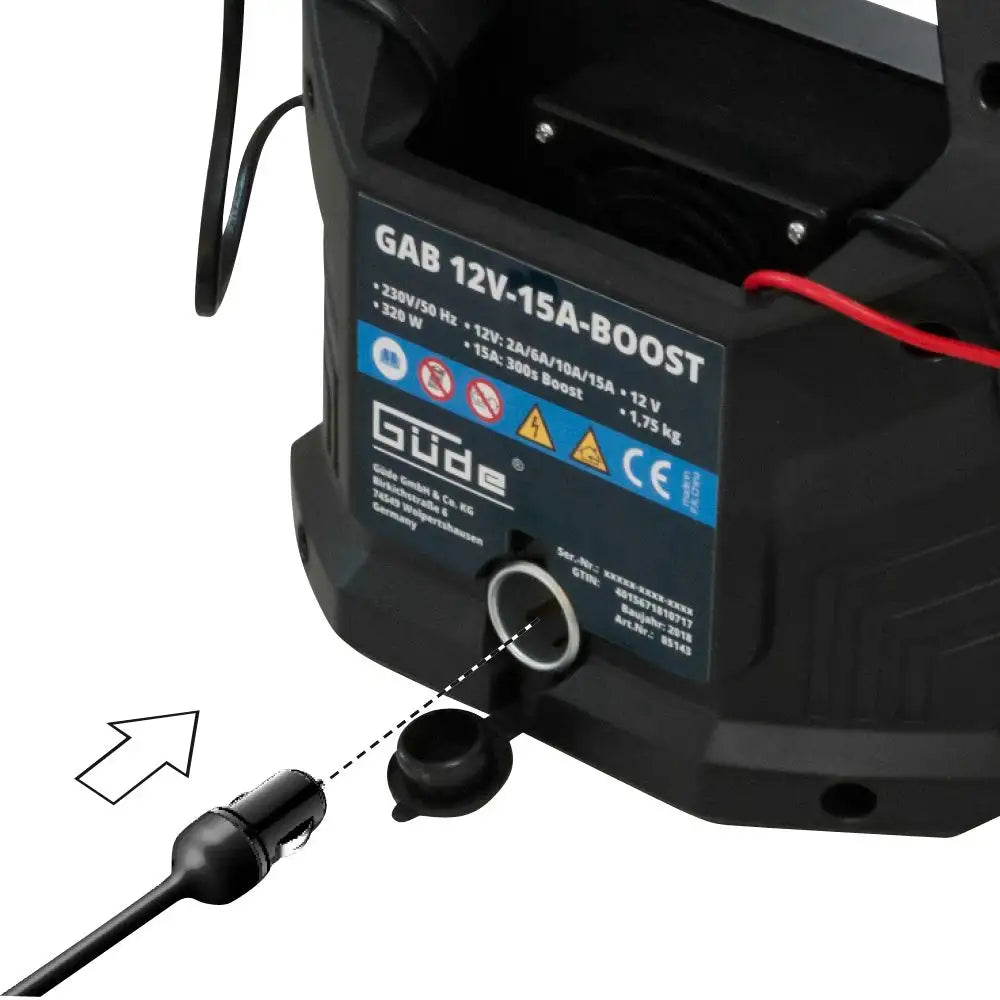 Automatic battery charger Güde GAB 12V-15A-BOOST