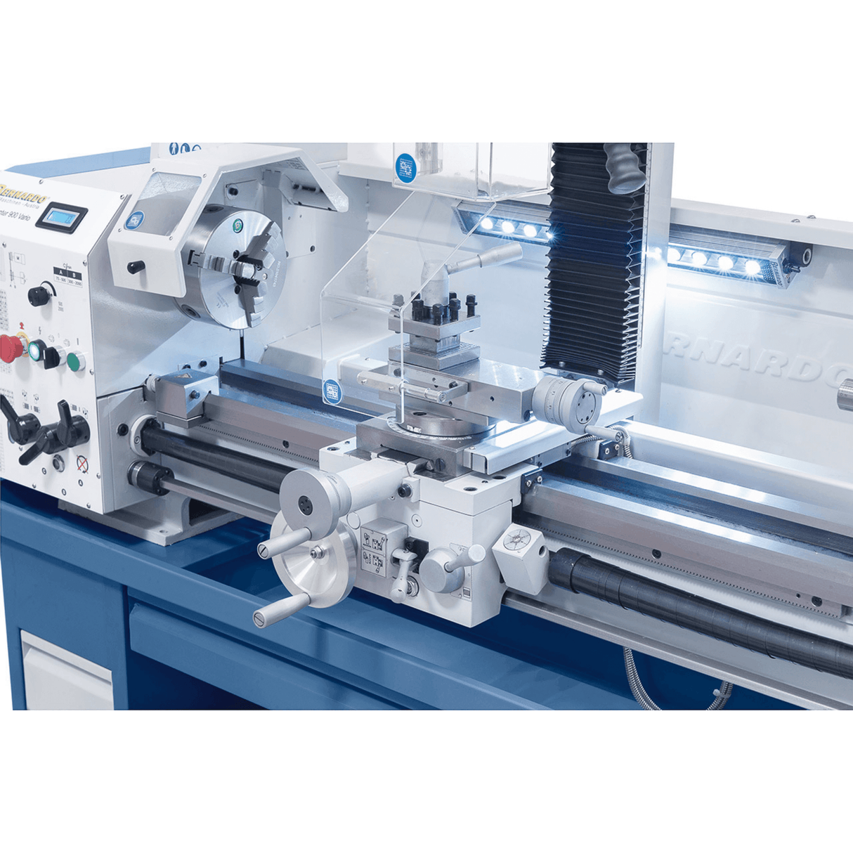 Bernardo Proficenter 900 Vario Metal Lathe / 230 V with DRO