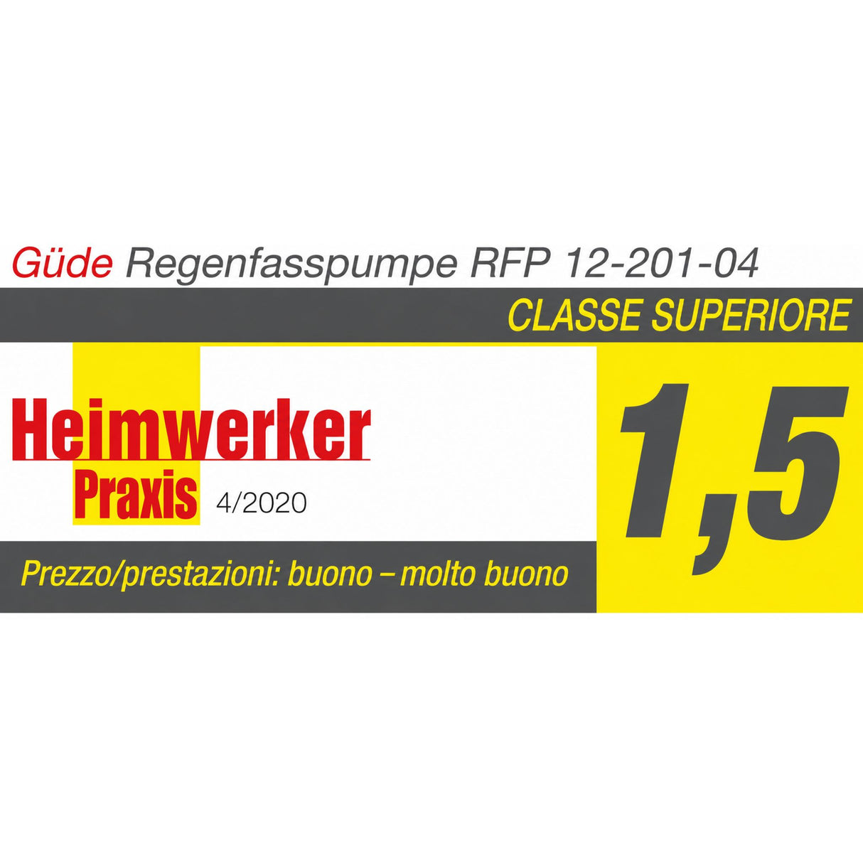 Güde RFP 12-201-04 Battery Rainwater Tank Pump