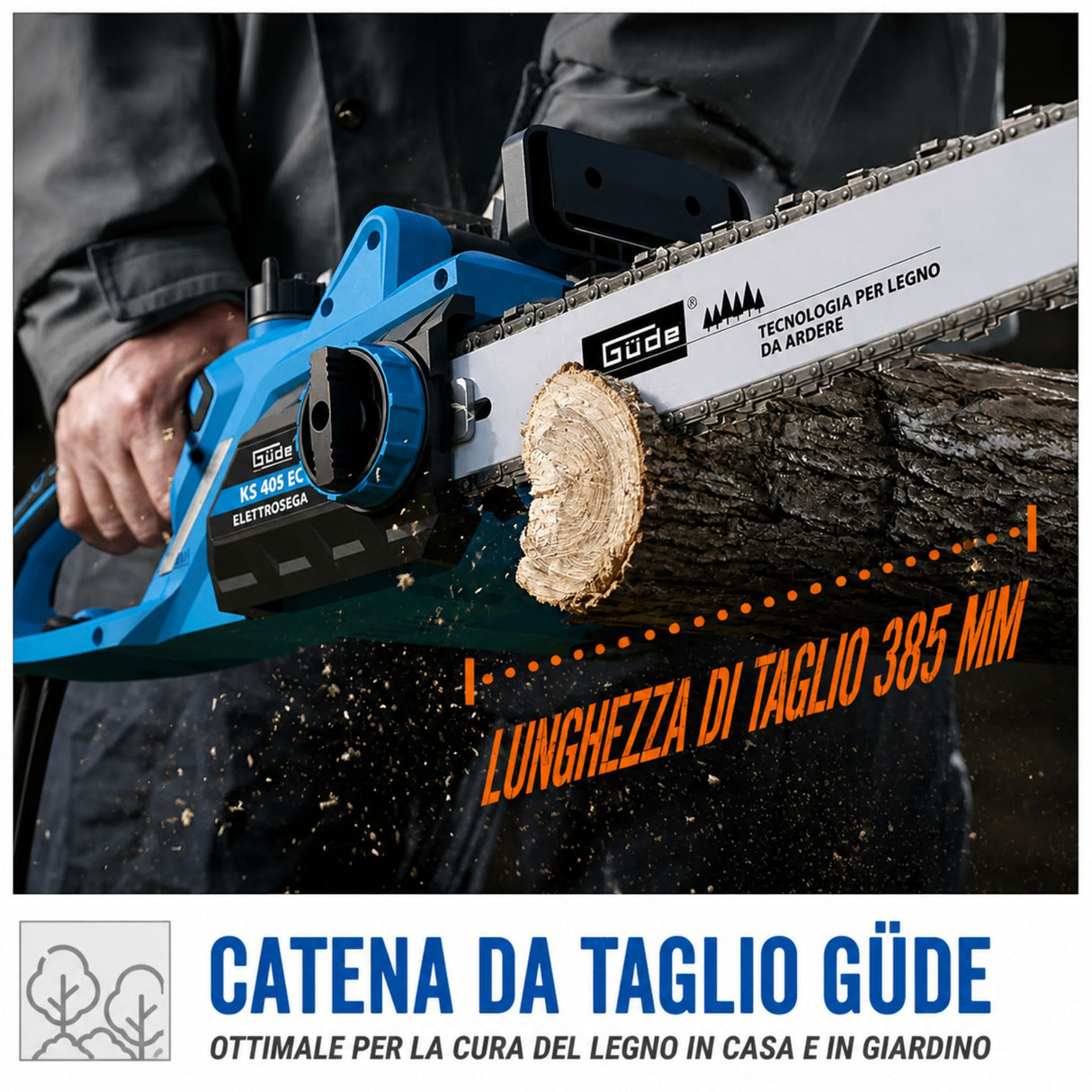 Gardening tool Electric chainsaw Güde KS 405 EC