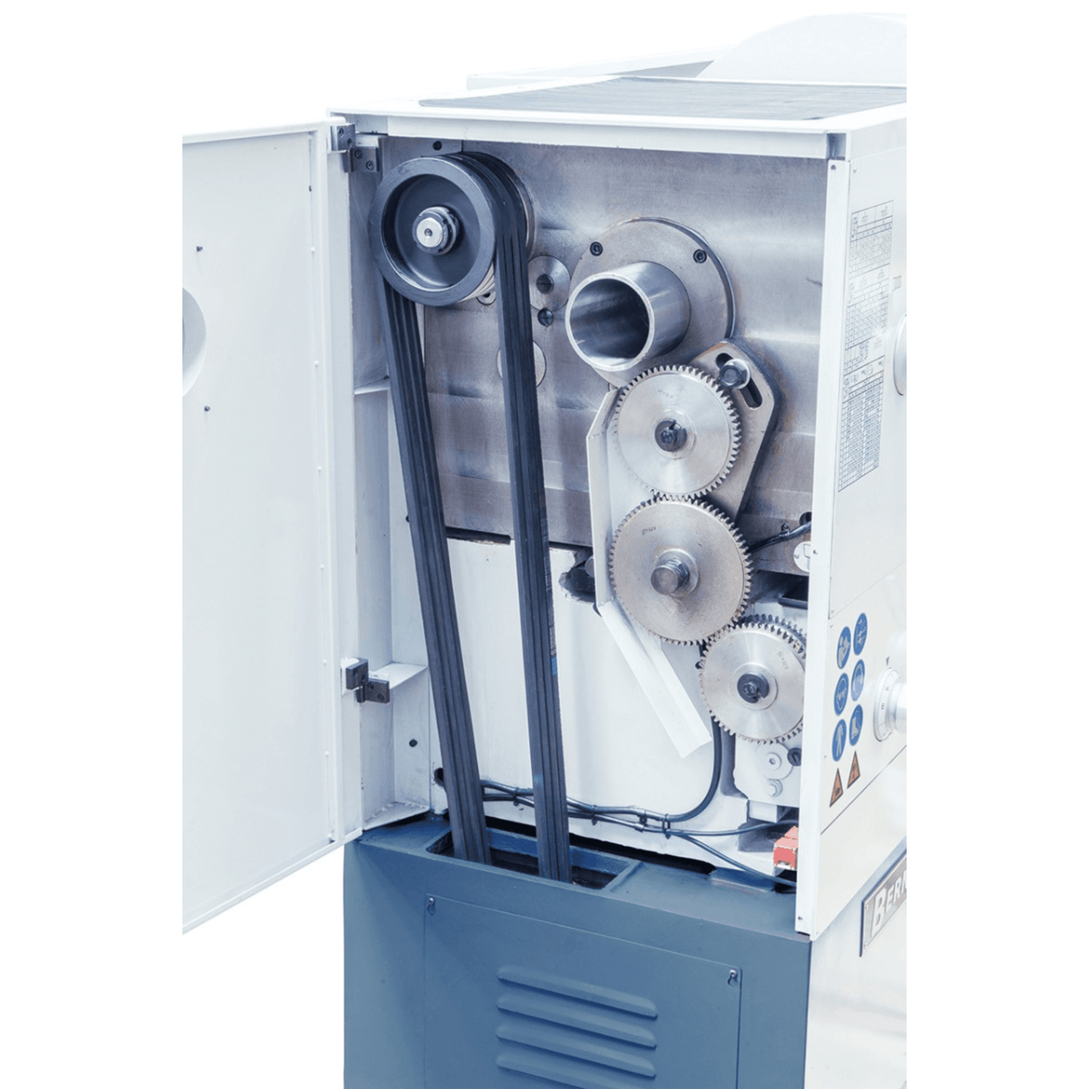 Industrial lathe Bernardo Goliath 660 x 1,500 with 3-axis DRO ES-12 V - distance between centers 1500 mm, Ø 660 mm over bed, spindle bore Ø 105 mm D1-8, 9 kW motor with CE magnetic brake, weight 3,630 kg