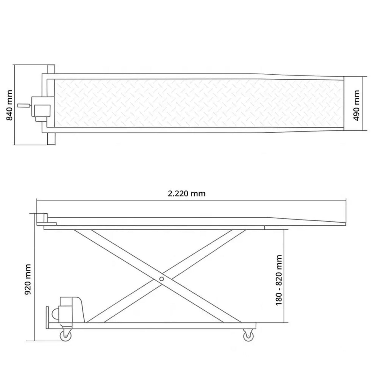 Güde GMR 360 Motorcycle Lift