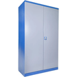 Armadio Guede VAS T02 in acciaio con pannelli forati verticali estraibili su entrambi i lati, ideale per officine e laboratori professionali.