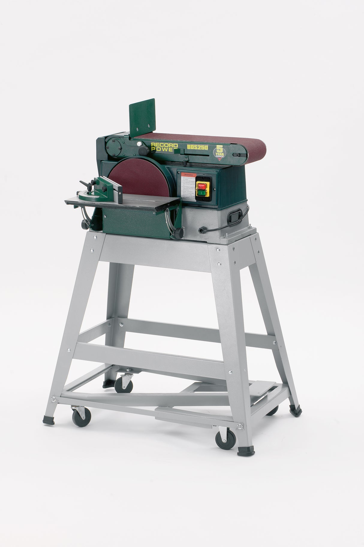 Record Power BDS250 - Professional Belt and Disc Sander