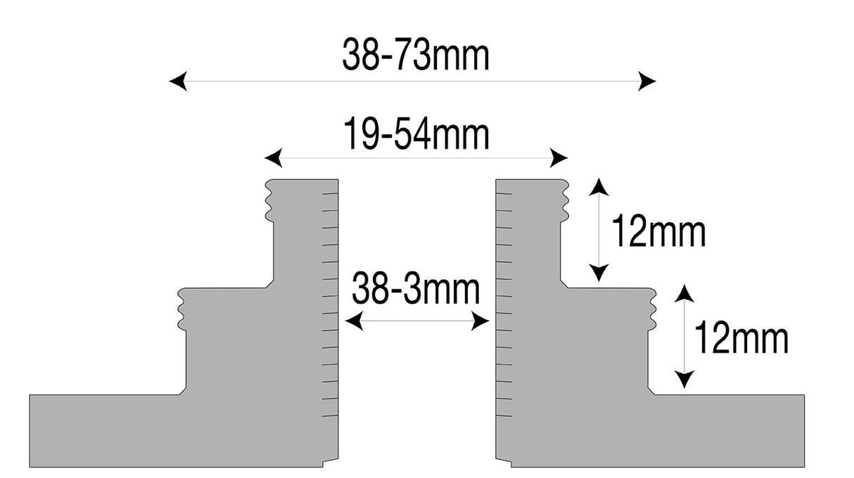 Bernardo Lathe Chuck Stepped jaws for chuck M 95