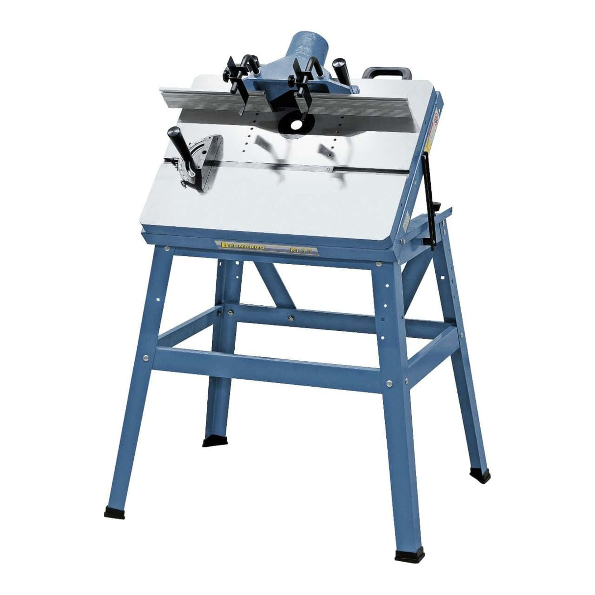 Bernardo RT 3 T Milling Table - Tilting table 0°-45°, cast iron table 780 × 505 mm, tilting table 0-45°, extraction Ø 100 mm, weight 57 kg