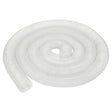 Tubo in PVC Bernardo Ø100 mm, lunghezza 10 m, trasparente e flessibile con spirale in acciaio zincato, ideale per impianti di aspirazione industriale e per la lavorazione del legno.