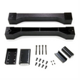 Set in ghisa per alzare il tornio di 76 mm, compatibile con sistema ruote deluxe