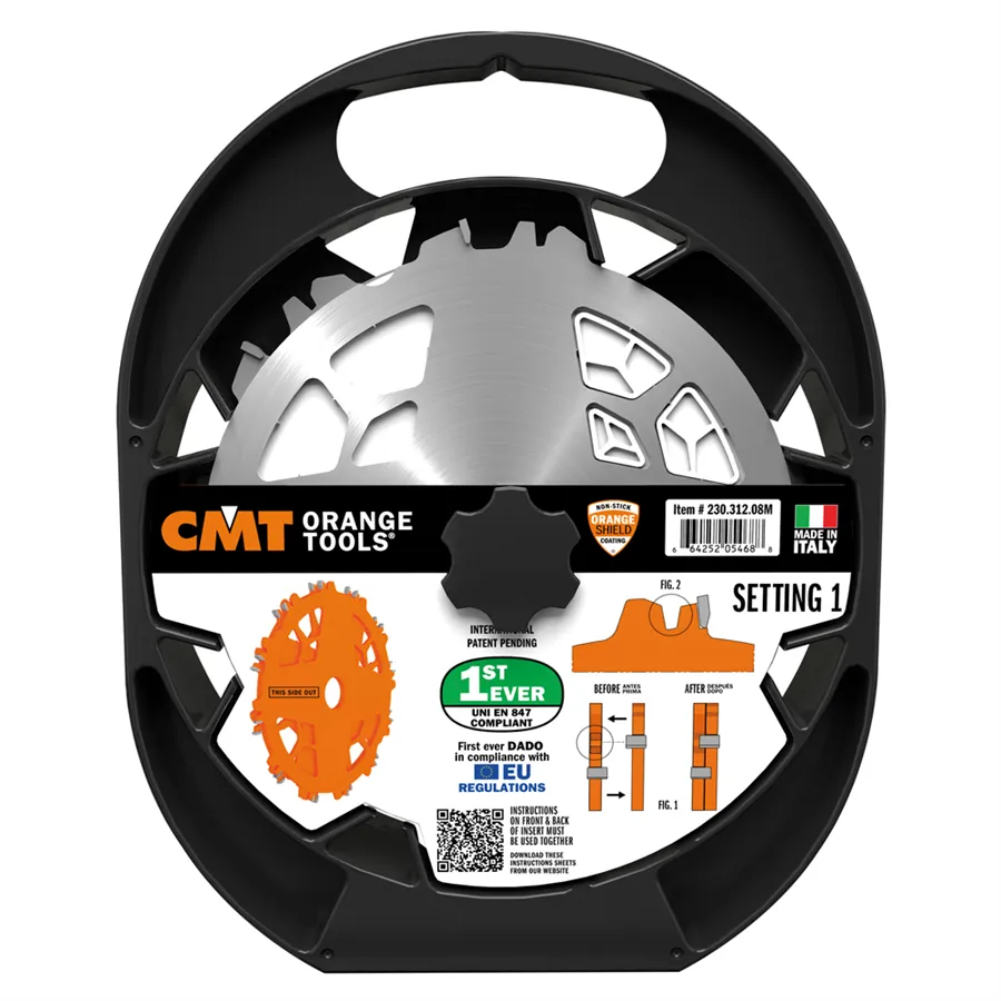 CMT Dado Pro Blade Set - D203x6.2-20 d15.87 Z12 HW