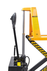 Bernardo SHW 1000 ET Electric Scissor Lift Pallet Truck – 1,000 kg capacity, 800 mm lift, 12V/70Ah battery, EN 1757-4 compliant