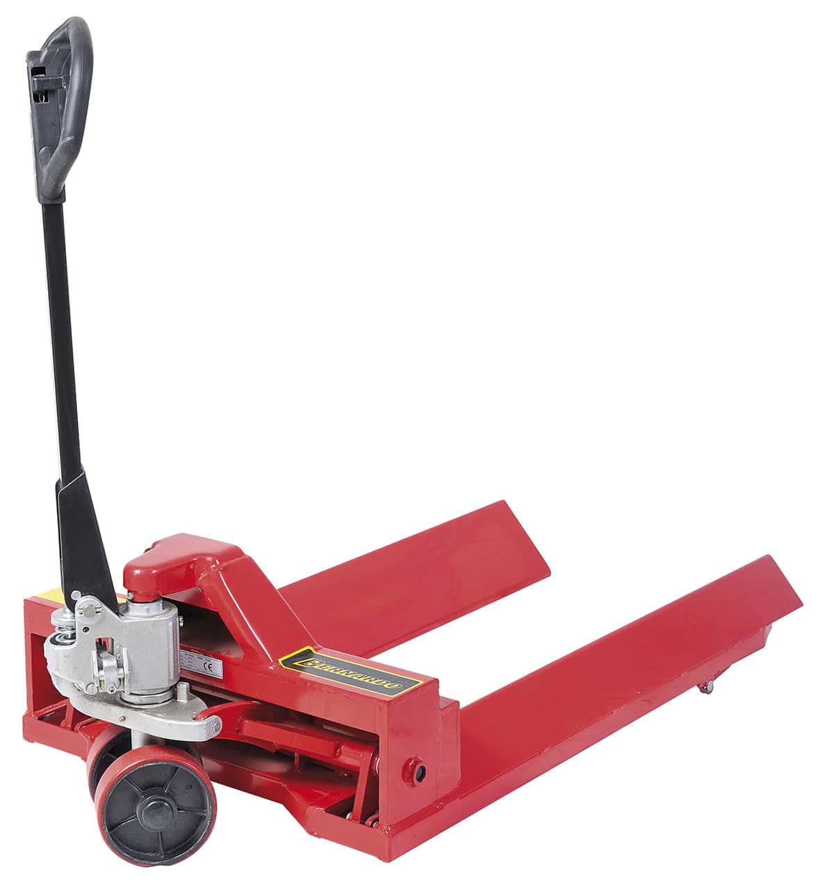 Bernardo RHW 1000 Pallet Truck with Special Coiled Forks – capacity 2,000 kg, coil Ø 800-1200 mm, lift 115 mm