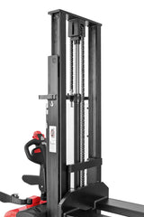 Bernardo EDS 1250 - 2.8 electric pallet stacker – 1,250 kg capacity, 2,820 mm lift height, 2.2 kW lift motor + 1.2 kW traction motor, 24V battery