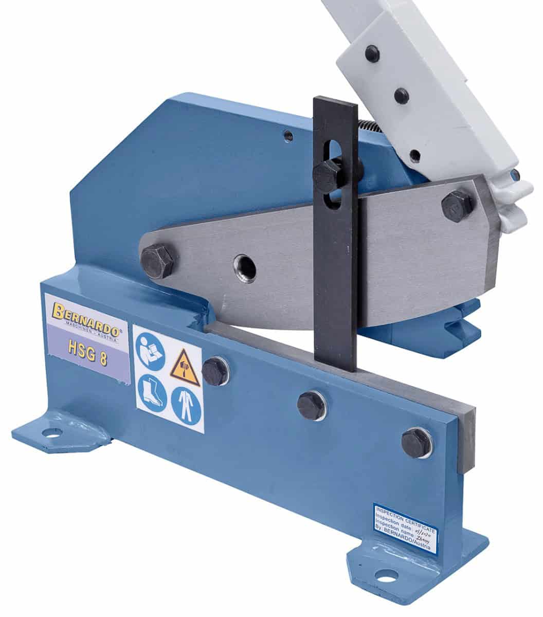 Lever shear Bernardo HSG 8 – sheet metal up to 5 mm, round Ø 13 mm
