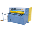 Cesoia idraulica Bernardo HST 1300 x 4 con arresto CNC, pressore automatico e motore da 5,5 kW per tagli precisi fino a 4 mm.