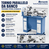 Bernardo Profi 550 LZ Lathe / 230 V – Compact and precise