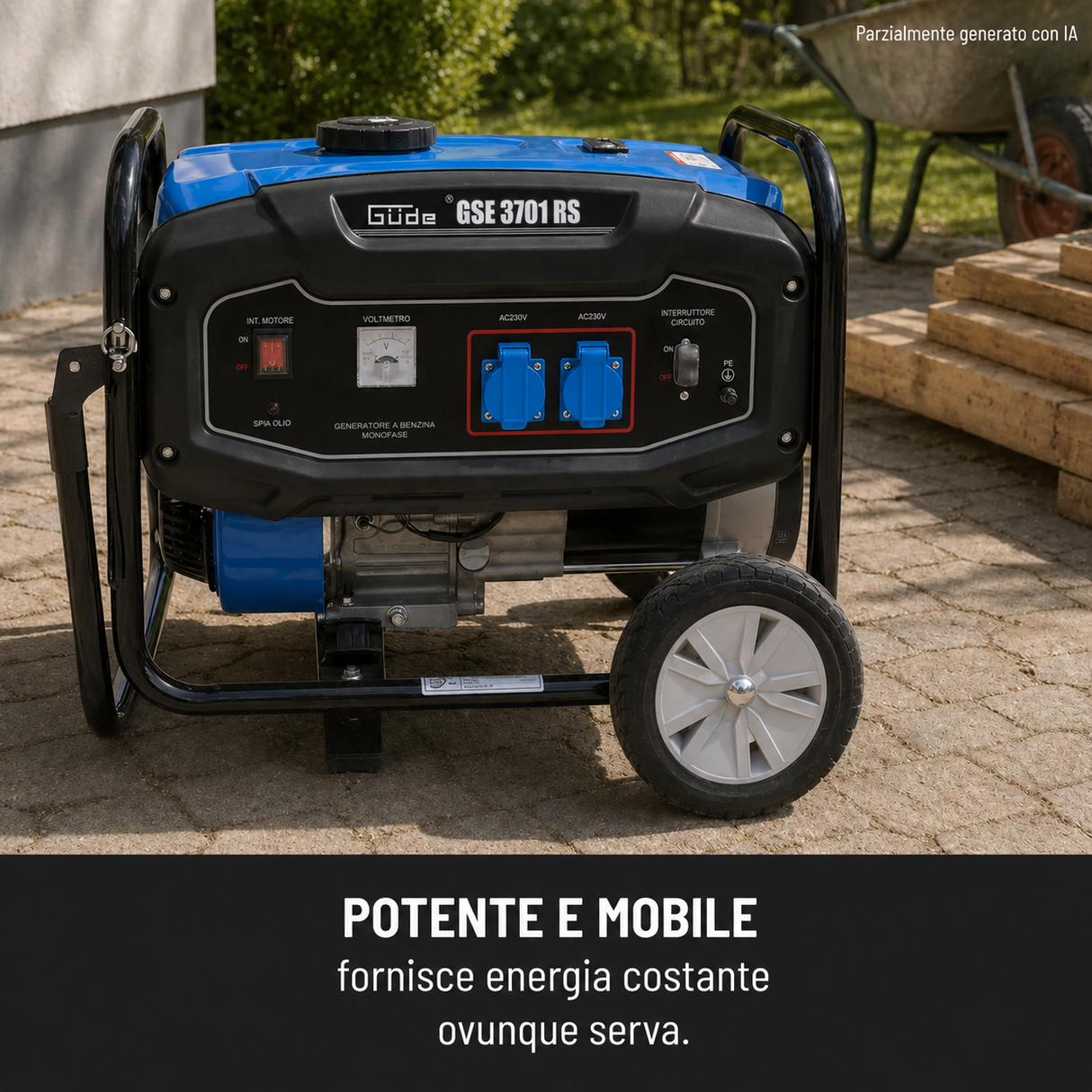Petrol generator Güde GSE 3701 RS