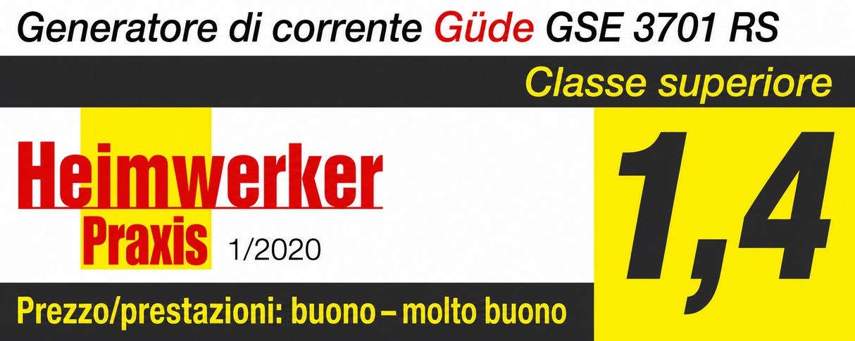 Petrol generator Güde GSE 3701 RS