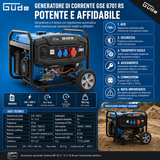 Güde GSE 8701 RS Generator - 7.8 kW 400 V