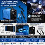 Güde GE 145 W Electrode Welder – portable MMA inverter up to 100 A