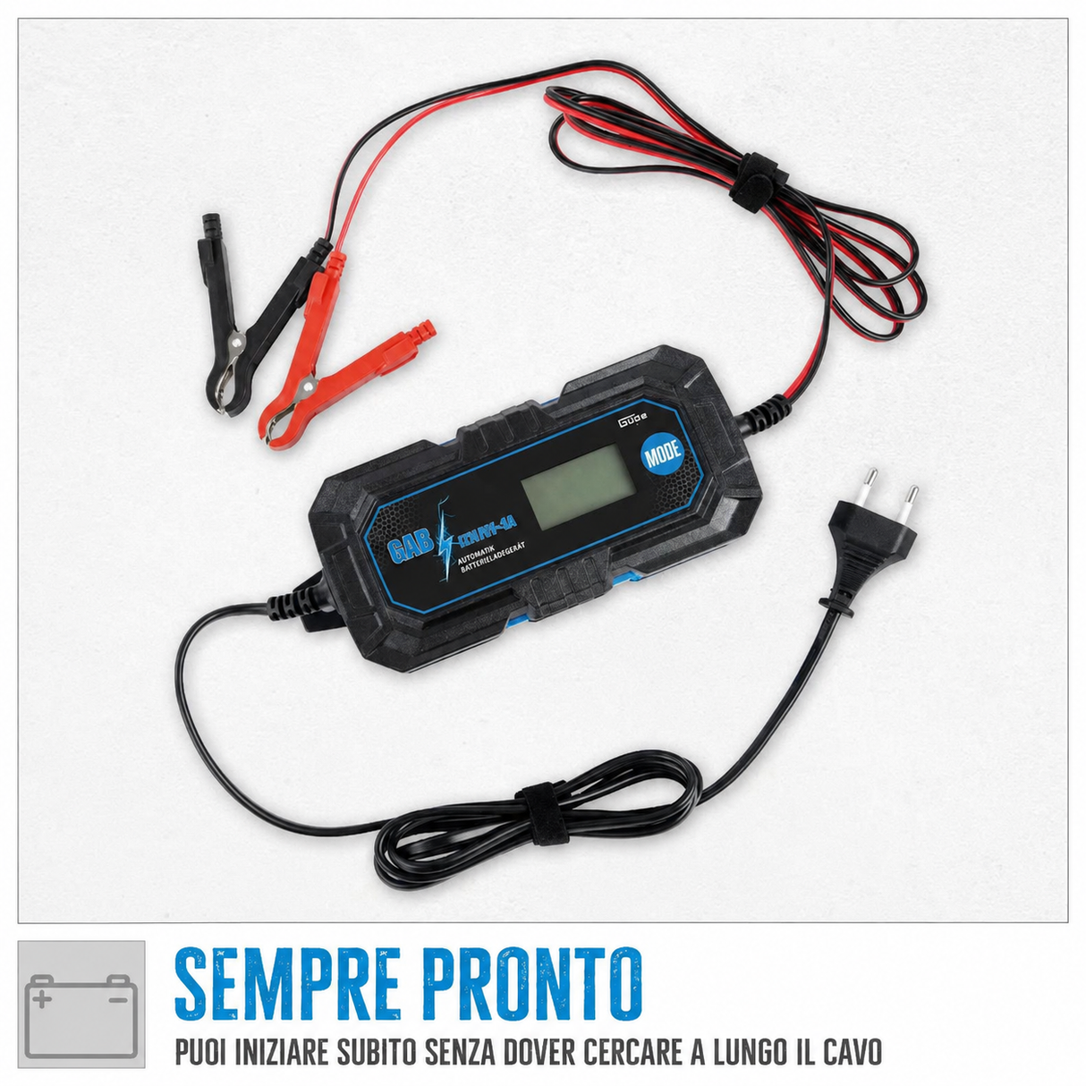 Automatic battery charger Güde GAB 12V/6V-4A