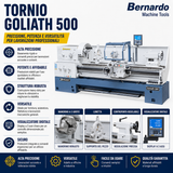 Metal Lathe Bernardo Goliath 500 x 1500