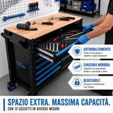 Guede workbench tool holder with Güde GW 12S workbench