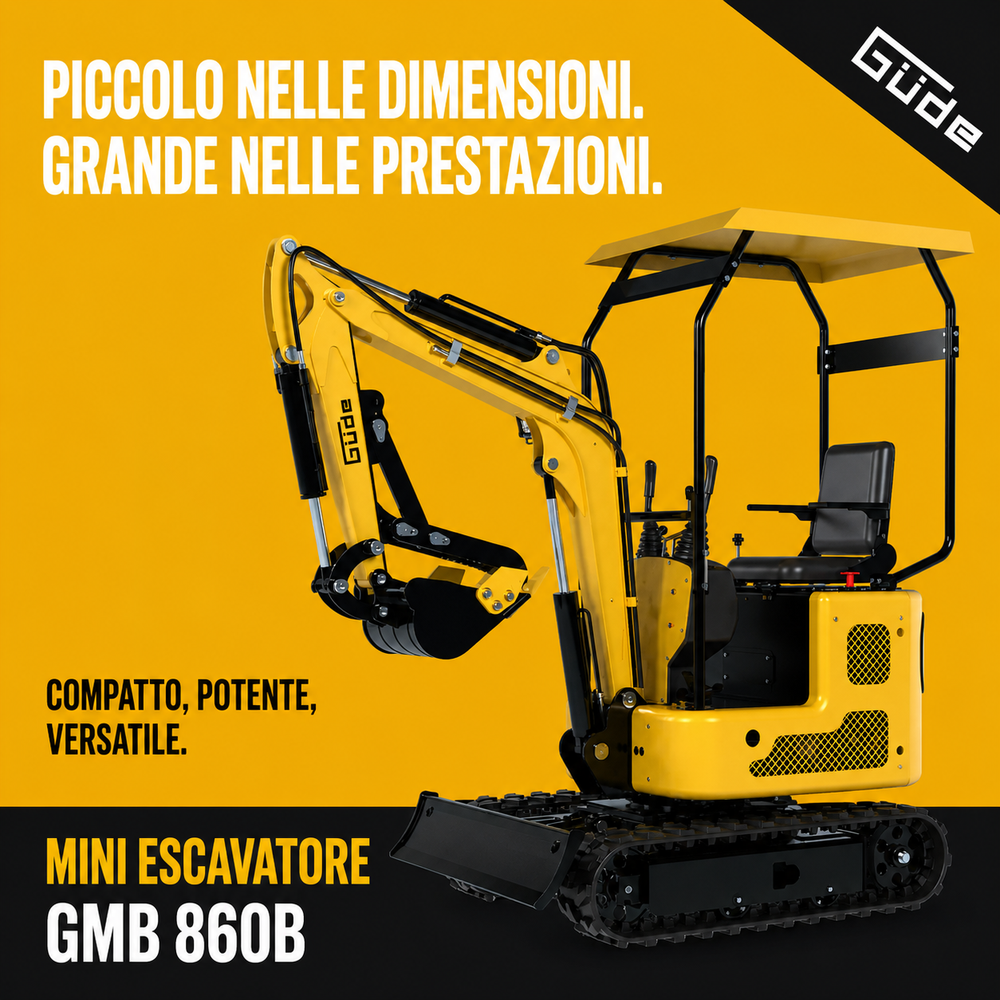 Güde Mini Excavator GMB 860B