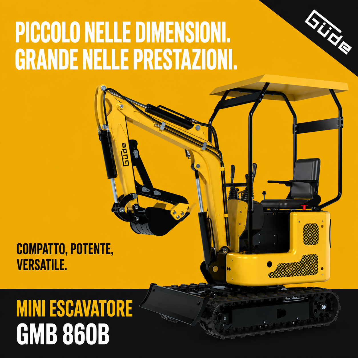 Güde Mini Excavator GMB 860B