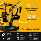 Güde Mini Excavator GMB 860B