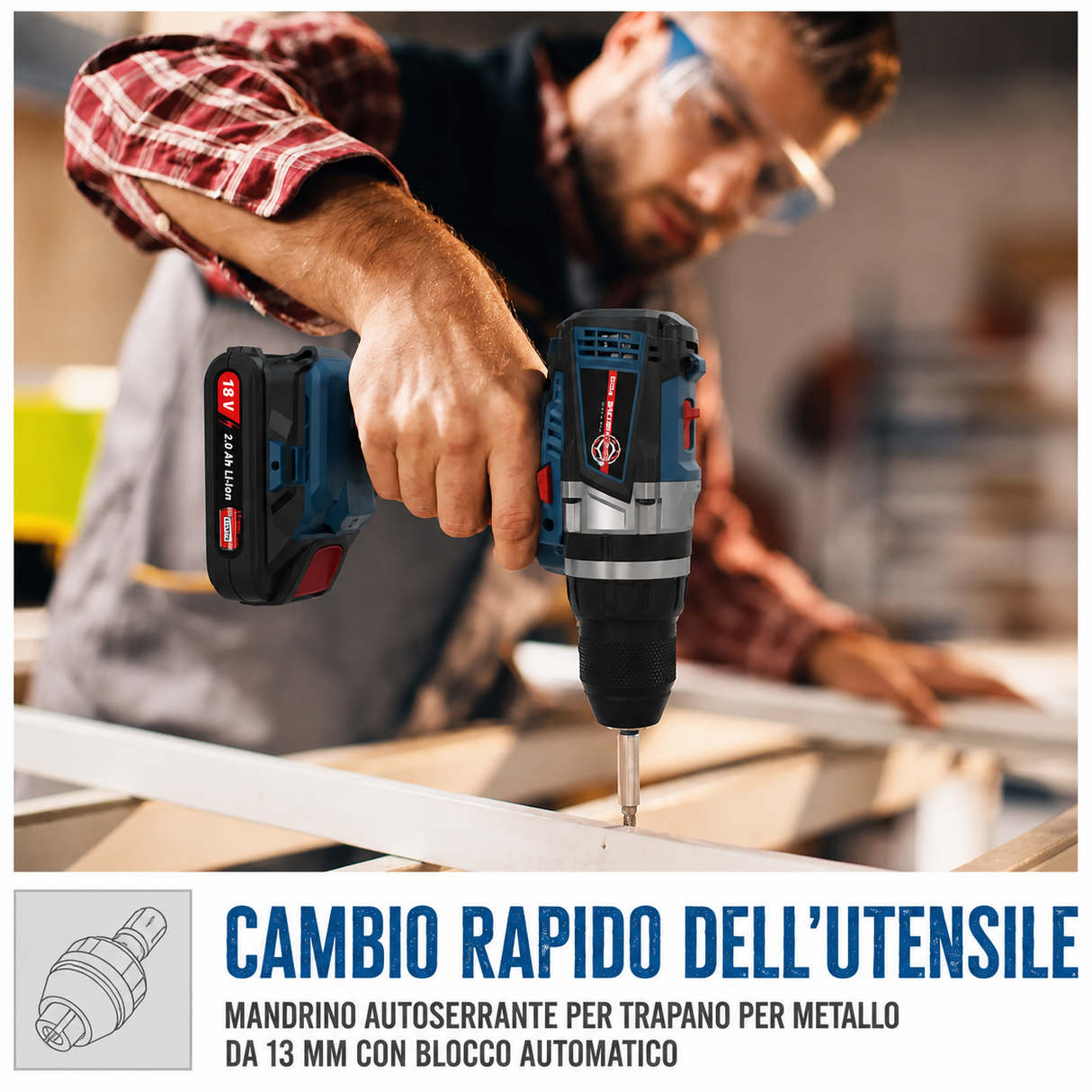 Guede BS 18-0 II Cordless Screwdriver/Drill