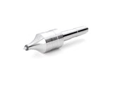 Contropunta rotante Record Power Coronet Falcon a denti multipli con perno elastico regolabile, ideale per tornitura sicura di legni delicati e pezzi laminati.