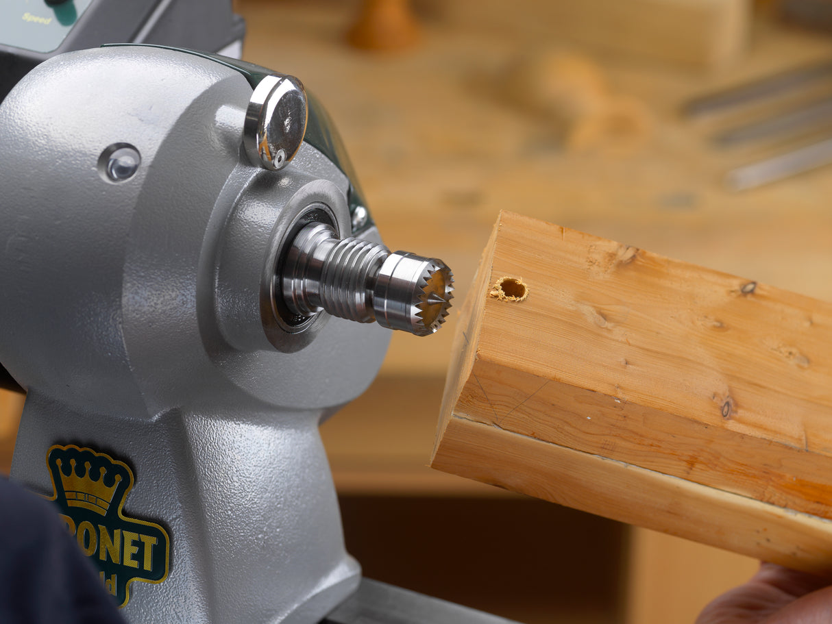 Record Power Machine Tool Accessory Coronet Hawk 32mm MT2 Multi-tooth Drive Centre