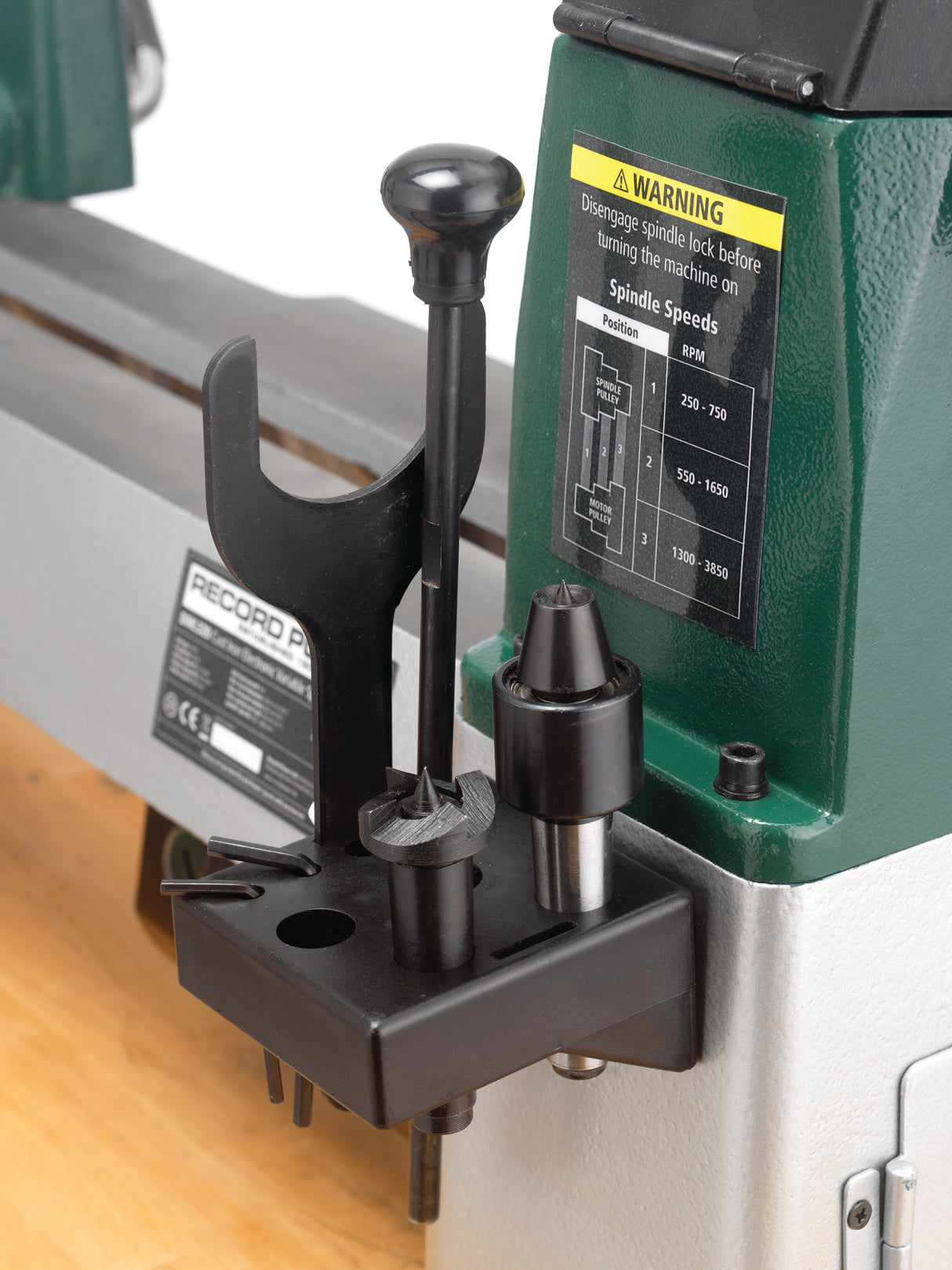 Record Power DML320 12" Cast Iron Wood Lathe