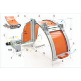 Protection devices for PTO 04/080 lathes