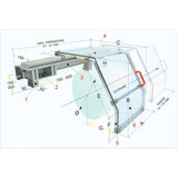 Protection devices for PTO 20/400 lathes