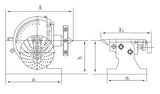 Accessory for Bernardo machine tool Semi-universal dividing head BS-0