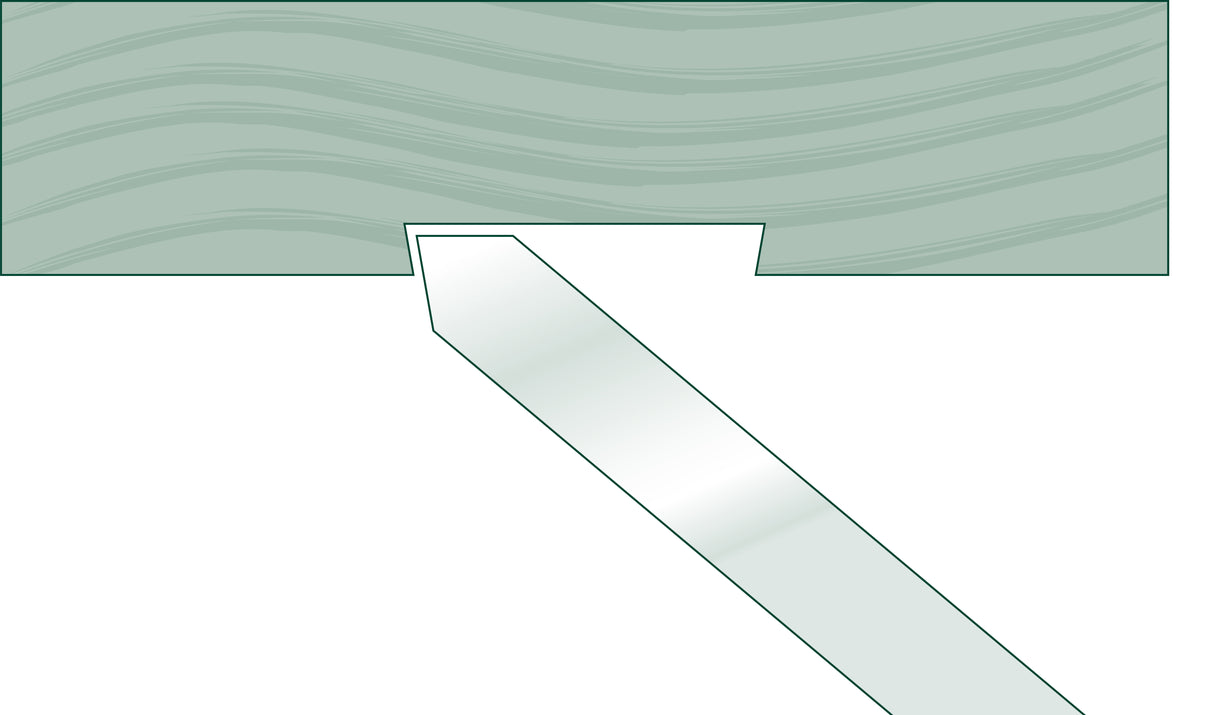 Record Power ProComfort 12mm Dovetail Gouge Lathe Accessory