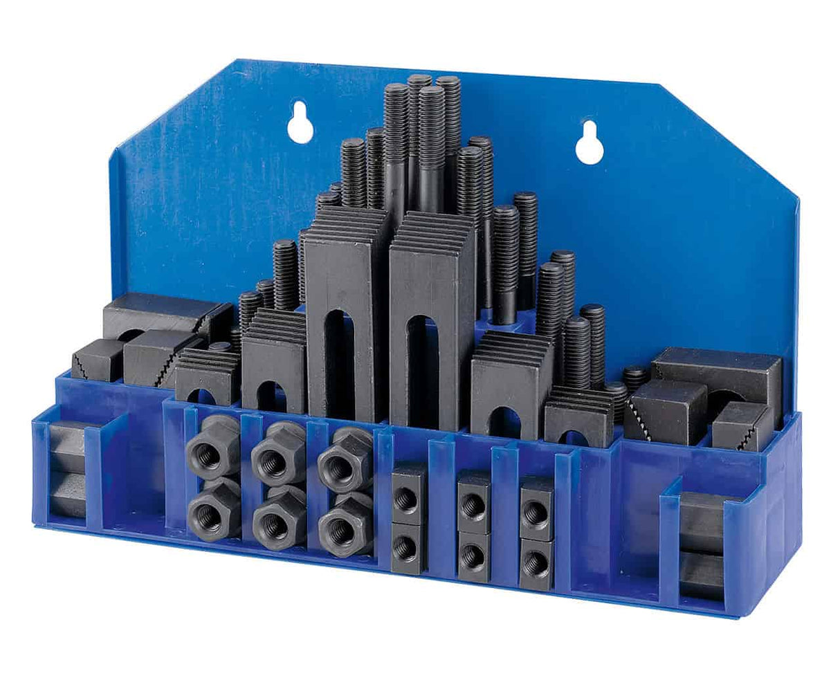 Accessory for Bernardo machine tool, 58-piece clamping tool assortment, 12 mm, M 10