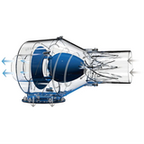 Accessory for Laguna Dust Collection System Separator for Dust STO-P100