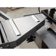 Rotaia di collegamento Flott per seghe a nastro HBS 250 A e 250 HA, utilizzabile come estensione sinistra o destra del sistema di supporto materiale.
