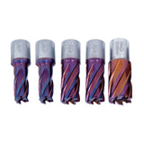 Bernardo HSSCO5 CDS Core Drill Bit Set in nACO, 14/18/22 mm, 30 mm Drilling Depth, 5 Pcs