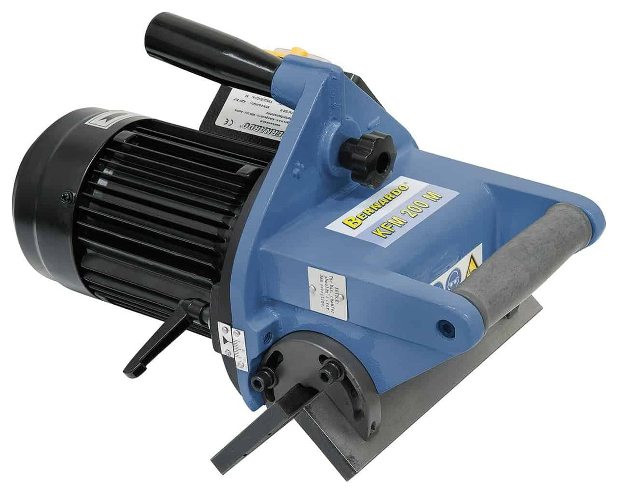 Bernardo KFM 200 M Portable Chamfering Machine – 400V, chamfer up to 10 mm, angle 15°-45°