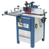 Bernardo T 500 PR Spindle Moulder – 230V single-phase, 1.5 kW motor, 4 belt speeds, roller table included
